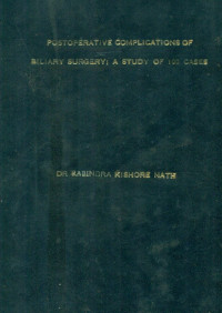 Image of Postoperative Complications Of Biliary Surgery : A Study Of 100 Cases