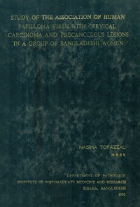 Image of Study Of The Association Of Human Papilloma Virus With Cervical Carcinoma And Precancerous Lesions In A Group Of Bangladeshi Women
