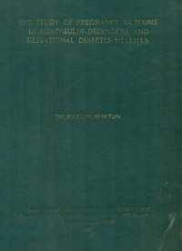 Image of The Study Of Pregnancy Outcome In Noninsulin-Dependent And Gestational Diabetes Mellitus