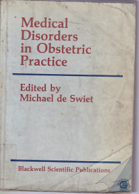 Image of Medical Disorders in Obstetric Practice