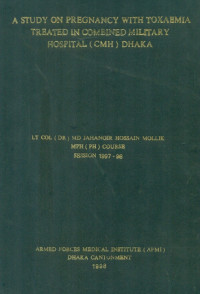 Image of A Study On Pregnancy With Toxaemia Treated In Combined Military Hospital (CMH) Dhaka