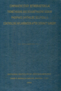 Image of Comparative Study Between Ketorolac Tromethamine And Dexamethasone Sodium Phosphate Ophthalmic Solutions In Controlling Inflammation After Cataract Surgery