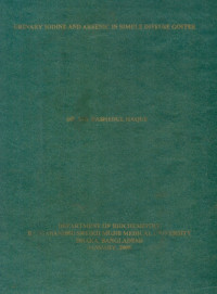 Image of Urinary Iodine And Arsenic In Simple Diffuse Goiter