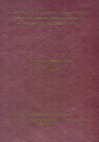 Image of A Comparative Study of Radiotherapy Alone Versus Concurrent Chemoradiation in Muscle Invading Bladder Cancer