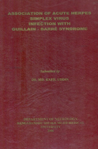 Image of Association Of Acute Herpes Simplex Virus Infection With Guillain - Barre Syndrome