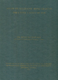 Image of Study Of Allogenic Bone Graft In The Cystic Cavity Of Jaw