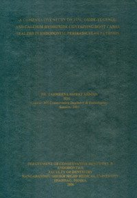 Image of A Comparative Study On Zinc Oxide-Eugenol And Calcium Hydroxide Containing Root Canal Sealers In Endodontic Periradicular Pathosis