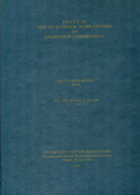 Image of Effect Of Size Of Acoustic Schwannoma On Brainstem Compression
