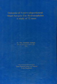 Image of Outcome of Ventriculoperitoneal Shunt Surgery For Hydrocephalus A Study of 72 Cases