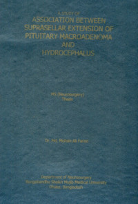 Image of A Study Of Association Between Suprasellar Extension Of Pituitary Macroadenoma And Hydrocephalus
