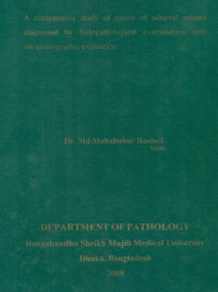 Image of A comparative study of nature of adnexal masses diagnosed by histopathological examination with ultrasonographic evaluation