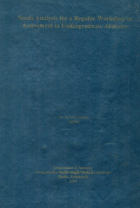 Image of Needs Analysis for a Regular Workshop on Assessment in Undergraduate Anatomy