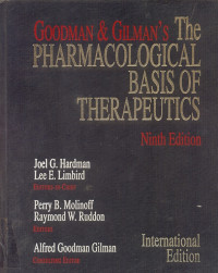 Image of Goodman & Gilman's The Pharmcological Basis of Therapeutics
