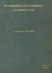 Image of Two Dissertations And Thirty Gynaecological And Obstetrical Cases