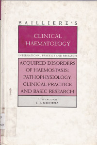 Image of Bailliere's Clinical Haematology