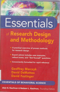 Image of Essentials of Research Design and Methodology