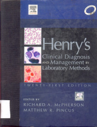 Image of Henry's Clinical Chemistry Diagnosis AND Management BY Laboratory Methods