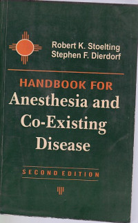 Image of Handbook for Anesthesia and Co- Existing Disease