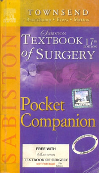 Image of POCKET COMPANION TO SABISTON TEXTBOOK OF SURGERY