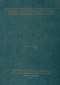 Image of Study on  Morphological, BBacteriological And Biochemical Findings Of Caseous Material  Obtained From Tuberculous Lymph Nodes