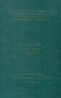 Image of Correlation Between Intracerebral Hemorrhage Score And Surgical Outcome Of Spont  Intracerebral  Hemorrhage