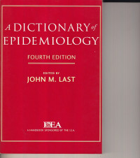 Image of A Dictionary of Epidemiology