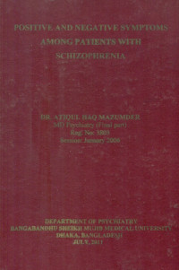 Image of Positive And Negative Symptoms Among Patients With Schizophrenia