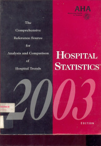Image of The Comprehensive Reference Source for Analysis and Comparison of Hospital Trends HOSPITALS STATISTICS