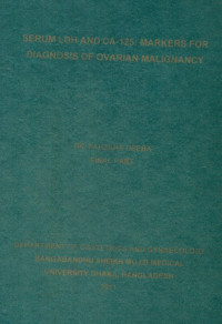 Image of Serum Ldh And Ca-125: Markers For Diagnosis Of Ovarian Malignancy
