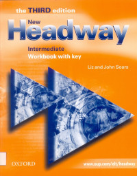 Image of New Headway Intermediate Workbook with key