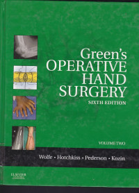 Image of Green's operative hand surgery