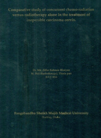 Image of Comparative study of concurrent chemo-radiation versus radiotherapy alone in the treatment of inoperable carcinoma cervix