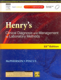 Image of Henry's Clinical Diagnosis and Management by Laboratory Methods