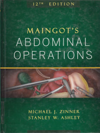 Image of Maingot,s Abdominal Operations