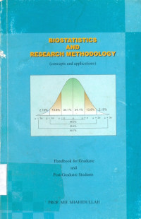 Image of BIOSTATISTICS AND RESEARCH METHODOLOGY (concepts and applications)