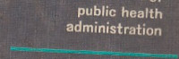 Image of Principles of Public health administration