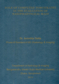 Image of Role Of  Computed  Tomography  In  The  Evaluation  Of  Nasopharyngeal  Mass