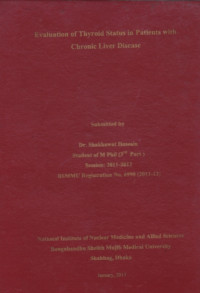 Image of Evaluation  of  Thyroid  Status  in  Patients  With  Chronic  Liver  Disease