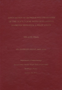 Image of ASSOCIATION OF RS7903146 POLYMORPHISM OF THE TCF7L2 GENE WITH GESTATIONAL DIABETES MELLITUS: A PILOT STUDY