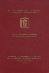 Image of ROLE OF POLYMERASE CHAIN REACTION IN THE DIAGNOSIS OF PAUCIBACILLARY LEPROSY