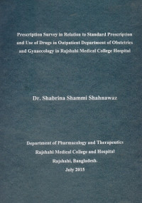 Image of Prescription Survey in Relation to Standard Prescription and Use of Drugs in Outpatient Department of Obstetrics and Gynaecology in Rajshahi Medical College Hospital