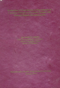 Image of Evaluation of Contributors to Non-response to Lactulose Therapy in Cirrhotic Patients with Minimal Hepatic Encephalopathy