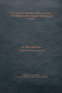 Image of Expression of AgNOR in different benign, Premalignant and Malignant oral Mucosal Lessions