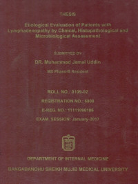 Image of Etiological Evaluation of Patients with Lymphadenopathry by Clinical Histopathological and Microbiological Assessment
