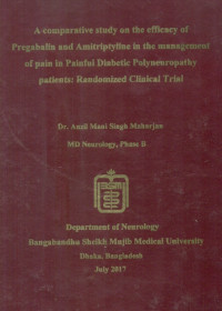 Image of A comparative study on the efficacy of Pregabalin and Amitriptyline in the management of pain in Painful Diabetic Polyneuropathy patients: Randomized Clinical Trial