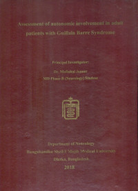 Image of Assessment of autonomic involvement in adult patients with Guillain Barre Syndrome
