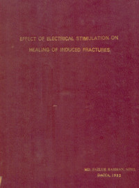 Image of Effect of Electrical Stimulation on Healing of Induced Fractures