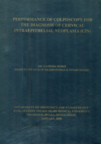 Image of PERFORMANCE OF COLPOSCOPY FOR THE DIAGNOSIS OF CERVICAL INTRAEPITHELIAL NEOPLASIA (CIN)