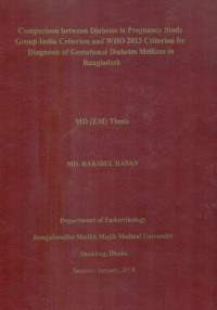 Image of Comparison between Diabetes in Pregnancy Study Group India Criterion and WHO 2013 Criterion for Diagnosis of Gestational Diabetes Mellitus in Bangladesh