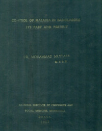 Image of Control Of Malaria In Bangladesh Its Past And Present